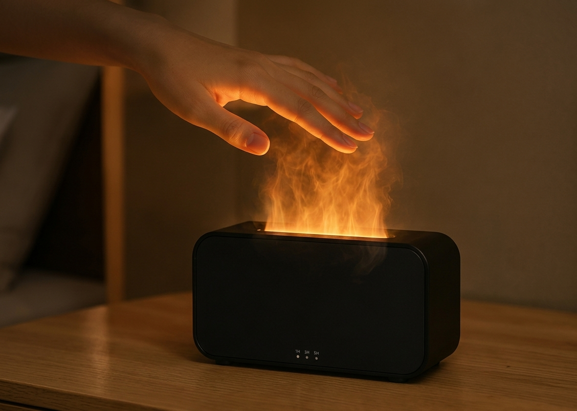 Akari Flame™ 癒しの炎アロマディフューザー